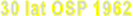30 lat OSP 1962