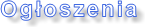 Ogłoszenia